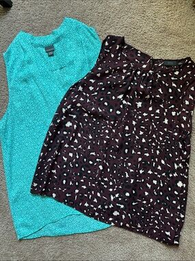 Apt. 9 Burgundy Leopard-Print Sleeveless Camisole COVINGTON top sold as set.